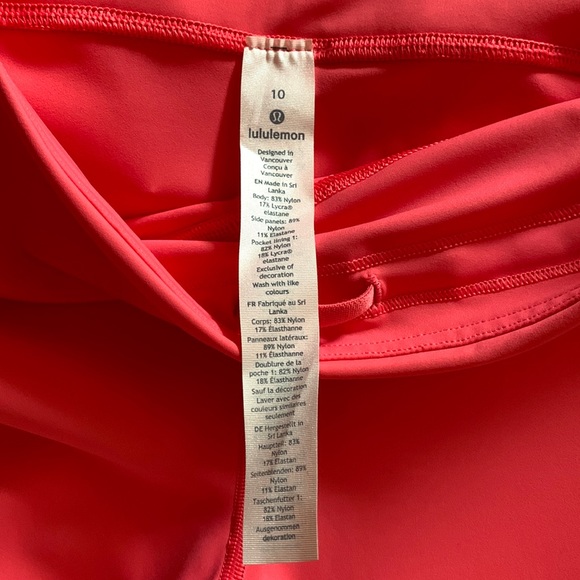 COMPRESSION LULULEMON SZ.10 ON PACE CROPS NULUX™️ 21” BNWT - Picture 9 of 14